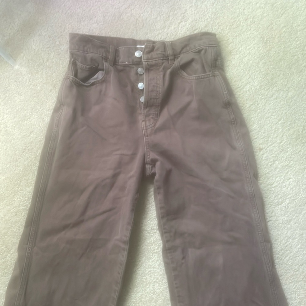 brown wide baggy jeans pacsun